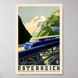 Oostenrijk Oostenrijk Vintage Poster 1935