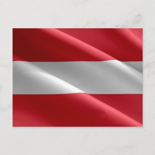 Oostenrijk - Oostenrijkse vlag - Briefkaart (Voorkant)