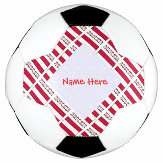 Oostenrijk Oostenrijkse Vlag Getegeld Rood Geperso Voetbal