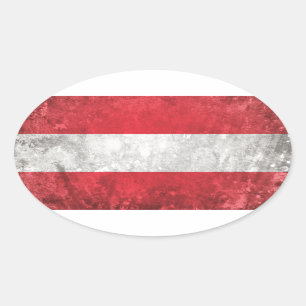 Oostenrijk Ovale Sticker