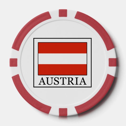 Oostenrijk Pokerchips (Voorkant)