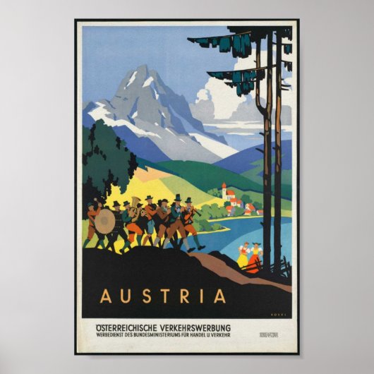 -Oostenrijk Poster (Voorkant)