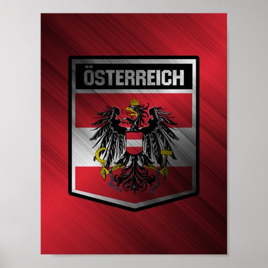 Oostenrijk Poster (Voorkant)