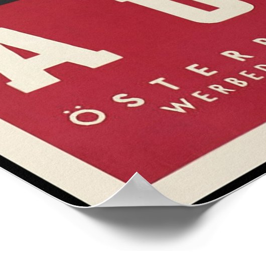 Oostenrijk Poster (Hoek)