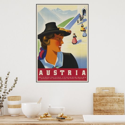 Oostenrijk Poster (Keuken)