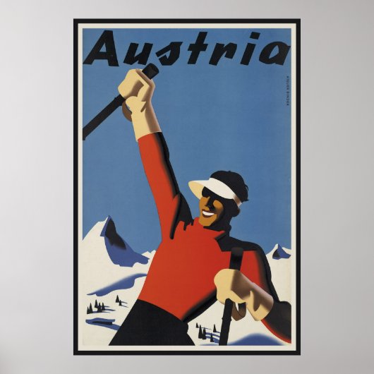 Oostenrijk Poster (Voorkant)