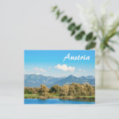 Oostenrijk Prachtig Landschap met het Alpen Briefk Briefkaart (Staand voorkant)