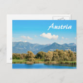 Oostenrijk Prachtig Landschap met het Alpen Briefk Briefkaart (Voorkant / Achterkant)