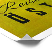 Oostenrijk, Reiseland, spoorweg, oud poster (Hoek)