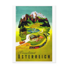 Oostenrijk, Reisland, spoorweg, vintage reizen