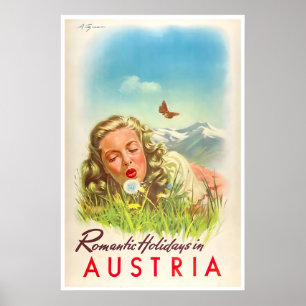 Oostenrijk Reisposter Oostenrijkse Kunstprint Poster