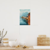 Oostenrijk Reizen Kunst Vintage Poster (Keuken)