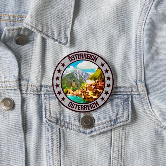 Oostenrijk Ronde Button 7,6 Cm (In situ)