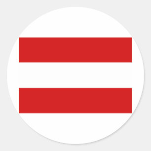 oostenrijk ronde sticker