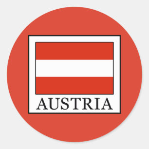 Oostenrijk Ronde Sticker