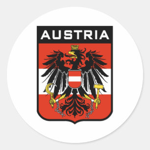 Oostenrijk Ronde Sticker