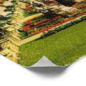 Oostenrijk, Salzburg, Schloss Hollenberg, tuinen Poster (Hoek)