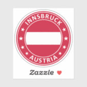 Oostenrijk, Salzburg Sticker (Vel)