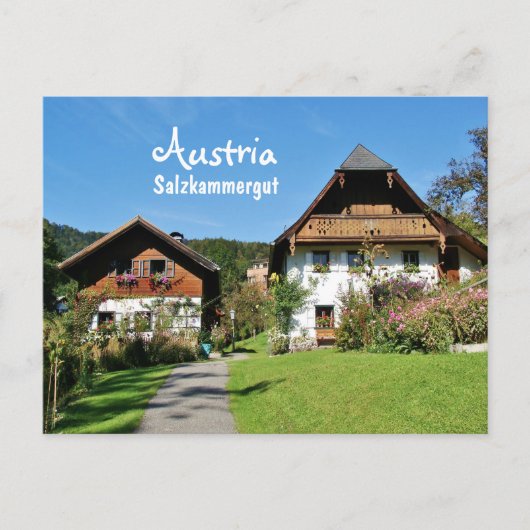 Oostenrijk, Salzkammergut - Briefkaart (Voorkant)