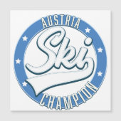 Oostenrijk Ski Kampioen logo (Voorkant)