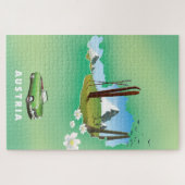 Oostenrijk Ski Reisposter Legpuzzel (Horizontaal)