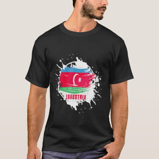 Oostenrijk Splash T-shirt (Voorkant)