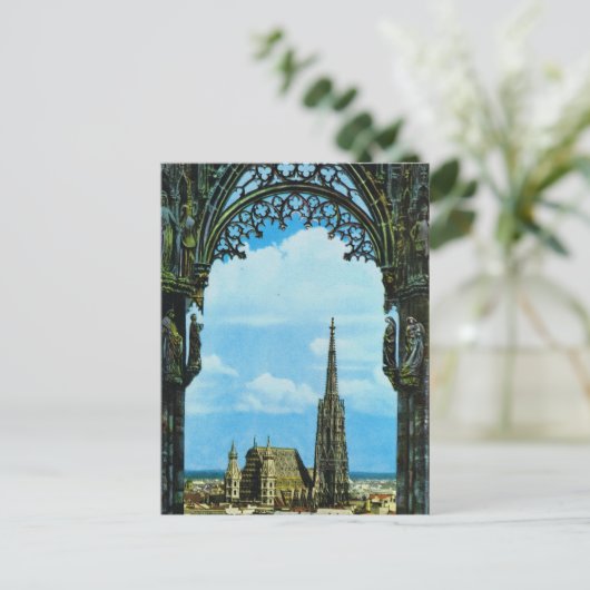 Oostenrijk,    St Stephen's, Wenen Briefkaart (Staand voorkant)