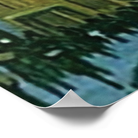 Oostenrijk, stad Downtown Poster (Hoek)