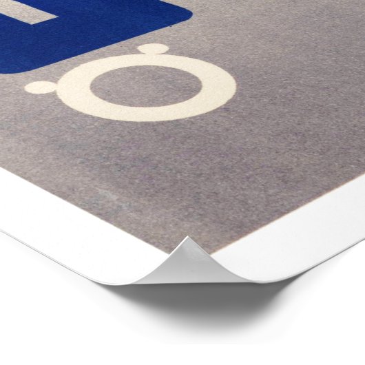 Oostenrijk Steiermark Vintage Travel Poster terugg (Hoek)