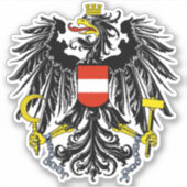Oostenrijk Sticker (Voorkant)