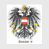 Oostenrijk Sticker (Vel)