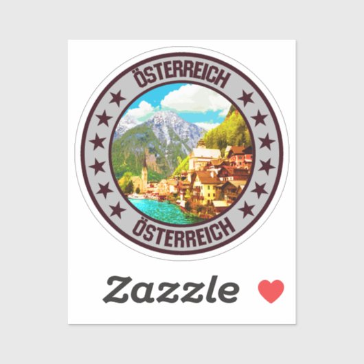 Oostenrijk Sticker (Vel)