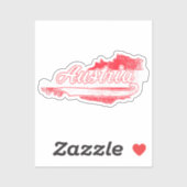 Oostenrijk Sticker (Vel)