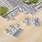 Oostenrijk - tekening Salzburg 1 Legpuzzel (Zijkant)