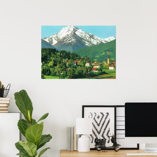 Oostenrijk, Tirol, Igles bij Innsbruck Poster (Thuiskantoor)