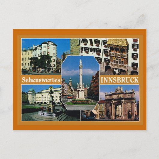 Oostenrijk, Tirol, Innsbruck, Multiview Briefkaart (Voorkant)