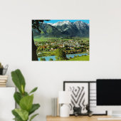 Oostenrijk, Tirol, Solbad Hall en Inn Poster (Thuiskantoor)