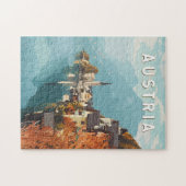 Oostenrijk Travel Art Vintage Legpuzzel (Horizontaal)