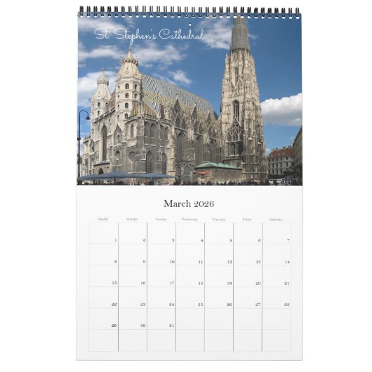 Oostenrijk - VIENNA - Kalender (Mar 2026)