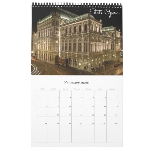 Oostenrijk - VIENNA - Kalender (Feb 2026)
