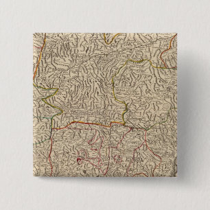 Oostenrijk Vierkante Button 5,1 Cm
