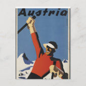 Oostenrijk vintage posters briefkaart (Voorkant)
