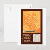 Oostenrijk Vintage Reisposter Gerestaureerd Briefkaart (Voorkant / Achterkant)