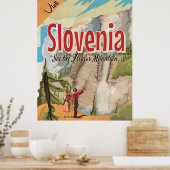 Oostenrijk Vintage Travel Poster (Keuken)