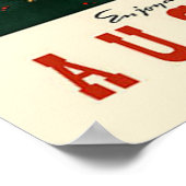 Oostenrijk Vintage Travel Poster (Hoek)