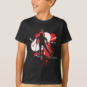 Oostenrijk Vlag Biathlonist - Oostenrijkse Biathlo T-shirt