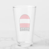 Oostenrijk vlag Embleem  Glas (Achterkant)