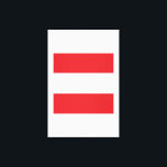 Oostenrijk-vlag Emblem Canvas Afdruk<br><div class="desc">Oostenrijks Patriottisch Home Cadeauontwerp. Landengebaar Souvenir. National Politics Mark Cadeau. Homeland Symbol Presentatie.</div>