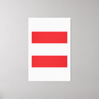 Oostenrijk-vlag Emblem Canvas Afdruk