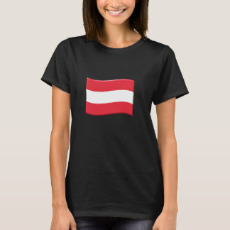 Oostenrijk Vlag Hartslag voor Oostenrijk Mannen Vr T-shirt